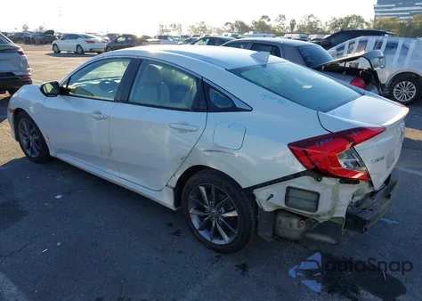 2021 Honda Civic Ex-L z USA, uszkodzony, nr VIN 19XFC1F75ME200199